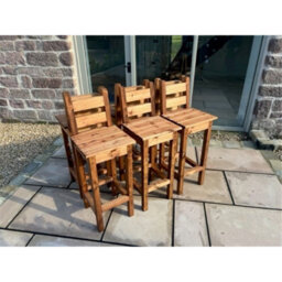 Marlborough Deluxe Alfresco Outdoor Wooden Bar Stool - thumbnail 3