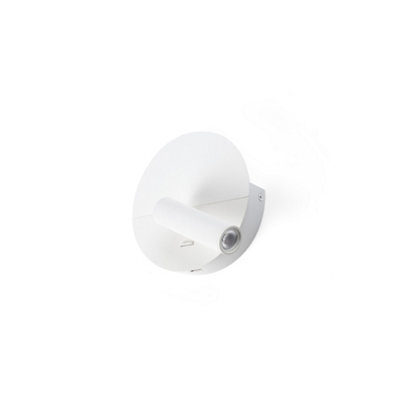 Luminosa Lighting Luminosa Duas Usb C Reading Wall Light Matt White 2700K - image 1