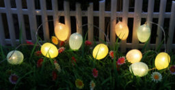 My Smart Buy Easter Egg Colourful String Lights, 10 Warm White Led Multicolour Battery Indoor Spring Decoration - thumbnail 5