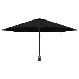 Berkfield Garden Parasol Black, Black 248 X 248 X 148 Cm Polyester, Steel - thumbnail 4