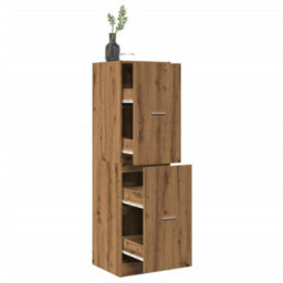 Walplus Apothecary Cabinet Artisian Oak 40X41X144.5 Cm Engineered Wood - thumbnail 1