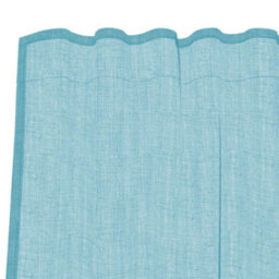 Berkfield Durable Voile Curtains With Rod Pockets 2 Pcs Turquoise - thumbnail 6
