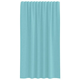Berkfield Durable Voile Curtains With Rod Pockets 2 Pcs Turquoise - thumbnail 4
