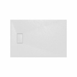 Sundaze 1200 X 800mm Smc White Rectangle Slate Effect Shower Tray With Fluidmaster 90mm Fast Flow Waste - thumbnail 2