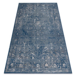 RugsX Carpet Wool Nain Ornament, Frame, Vintage 7599/51611 Blue / Beige  80X150 Cm