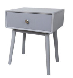 Aspect Furniture Niva Bedside Table With One Drawer ,grey - thumbnail 4
