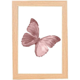 Oak Photo Frame For Wall - Modern Picture Frame 10.2 X 10.2 Cm - thumbnail 1
