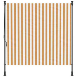 Walplus Outdoor Roller Blind Orange And White 200X270 Cm Fabric&steel - thumbnail 3