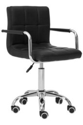 Orsina Black Home Office Chair With Swivel Base - thumbnail 8