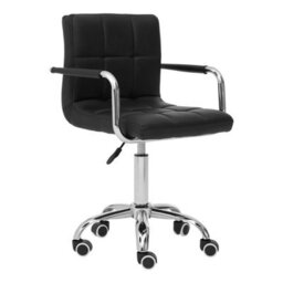 Orsina Black Home Office Chair With Swivel Base