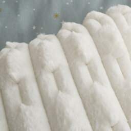 Bianca Fine Linens Bianca Carved Faux Fur Blanket Throw Cream - thumbnail 3
