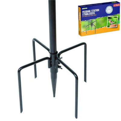 Gardman Wild Bird Garden Feeding Station Stabilisers Feet Spikes A04387