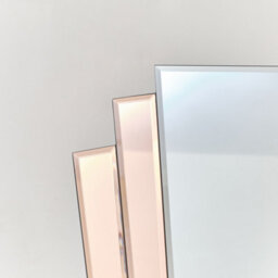 Melody Maison Pink Art Deco Fan Wall Mirror - 60Cm X 48Cm - thumbnail 5