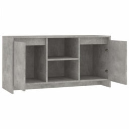 Berkfield Sturdy Tv Cabinet Concrete Grey 102X37.5X52.5 Cm Engineered Wood - thumbnail 5