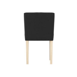 LPD Shay Winged Armless Dining Chair With Anthracite Linen Fabric (1 Per Pack) - thumbnail 4