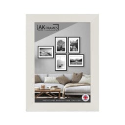 "AK Frames 11X8.5"" White Poster Frame - Modern Picture Frame For Wall Art, Prints And Photos - Durable And Stylish Display Frame" - thumbnail 1