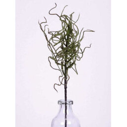 Bloom Artificial Single Withered Moss Stem - Faux Fake Silk Flower Indoor Home Decoration Floral Arrangements - Measures 46Cm - thumbnail 2