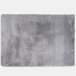 Ohs Soft Fluffy Rug Anti-Slip Carpet Area Floor Mat, Grey - 80 X 150Cm - thumbnail 3