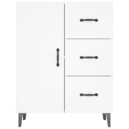 Berkfield Sideboard White 69.5X34X90 Cm Engineered Wood - thumbnail 5