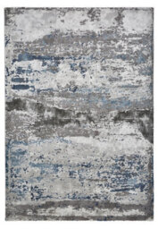 Grey Navy Abstract Modern Easy To Clean Rug For Diningroom Bedroom And Living Room -200Cm X 290Cm - thumbnail 8