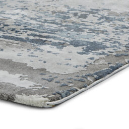 Grey Navy Abstract Modern Easy To Clean Rug For Diningroom Bedroom And Living Room -200Cm X 290Cm - thumbnail 5
