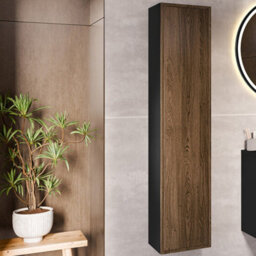 Heze Furniture Talia Casella Bathroom Cabinet Vanity Tall Unit - Casella Oak