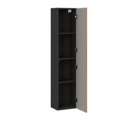 Heze Furniture Talia Casella Bathroom Cabinet Vanity Tall Unit - Casella Oak - thumbnail 3