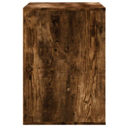 Berkfield Corner Chest Of Drawers Smoked Oak 80X41X58 Cm Engineered Wood - thumbnail 6
