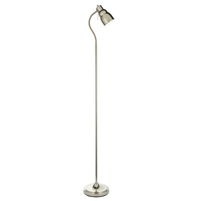 Loops Adjustable 1630mm Tall Floor Lamp With Flexible Arm And Led Bulb - image 1