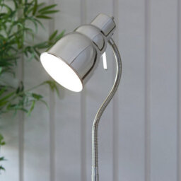 Loops Adjustable 1630mm Tall Floor Lamp With Flexible Arm And Led Bulb - thumbnail 4