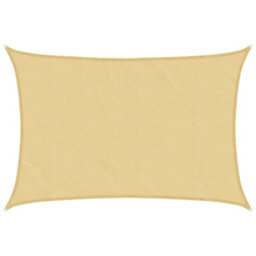 Berkfield Sun Shade Sail Sand 4.5X3.5 M 100% Polyester Oxford - thumbnail 2