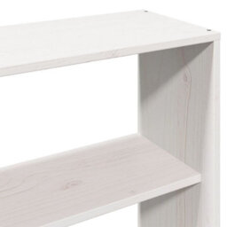 Berkfield Bookcase Bed Without Mattress White 180X200 Cm Super King Solid Wood Pine - thumbnail 9