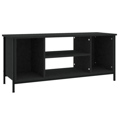 Berkfield Durable Tv Cabinet Black 102X35X45 Cm Engineered Wood - image 1