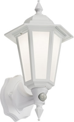 Luminosa Lighting Luminosa Led Wall Lantern With Photocell Sensor - White 230V Ip54 8W - image 1