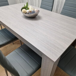 Kosy Koala Modern Grey Rectangle Dining Table Set With 6 Grey Chairs Dining Room Furniture - thumbnail 9