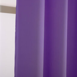 Happy Homewares Purple Blackout Curtains - Eyelet Thermal Curtain  - 66 X 84 Inch Drop - 2 Panel - thumbnail 8