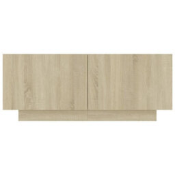 Berkfield Durable Bedside Cabinet Sonoma Oak 100X35X40 Cm Engineered Wood - thumbnail 5