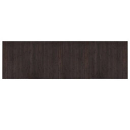 Berkfield Modern Rug Rectangular Dark Brown 60X200 Cm Bamboo