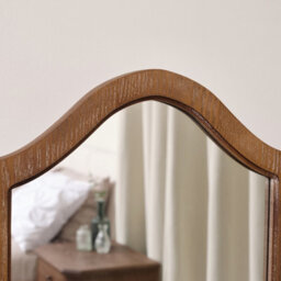 Melody Maison Dark Wood Triple Dressing Table Mirror - Ashwell Range - thumbnail 4