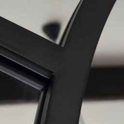 Jōbū Jobu Home - Mio - Black Metal Arched Window Mirror - 95Cm X 120Cm - thumbnail 4