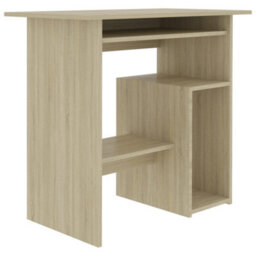 Berkfield Desk Sonoma Oak 80X45X74 Cm Engineered Wood - thumbnail 2
