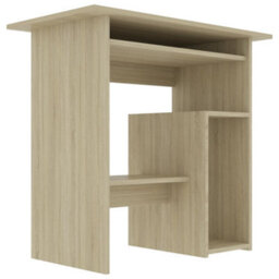 Berkfield Desk Sonoma Oak 80X45X74 Cm Engineered Wood - thumbnail 4