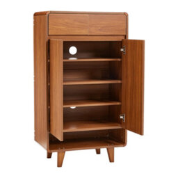 Thehotsale Brown 5-Tier Enryway Cabinet Shoe Storage Cabinet Brown - thumbnail 5