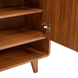 Thehotsale Brown 5-Tier Enryway Cabinet Shoe Storage Cabinet Brown - thumbnail 6