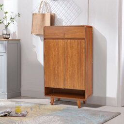 Thehotsale Brown 5-Tier Enryway Cabinet Shoe Storage Cabinet Brown - thumbnail 2