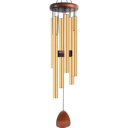 71 Cm Retro Gold Aluminium 6 Tube Wind Chimes For Garden And Home - thumbnail 1