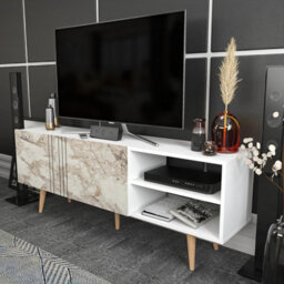 Decorotika Ronas 160Cm Wide Tv Stand Media Console For Tvs Up To 72 Inch - thumbnail 3