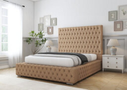 Comfort Beds Ambassador Latte Dumfries Bed Frame - thumbnail 1