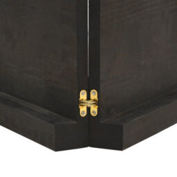 Berkfield Wall Shelf Dark Brown 180X60X(2-6) Cm Treated Solid Wood Oak - thumbnail 8