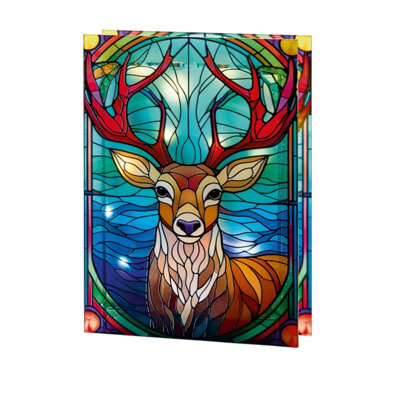 Premier Gl Reindeer Christmas Decoration Multicoloured (One Size)